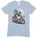 Caferacer Cartoon Motorbike Children's  Funny T Shirt