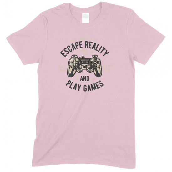 Eat Sleep Play Escape Reality and Play Games - Unisex T-Shirts-Girls-Boys