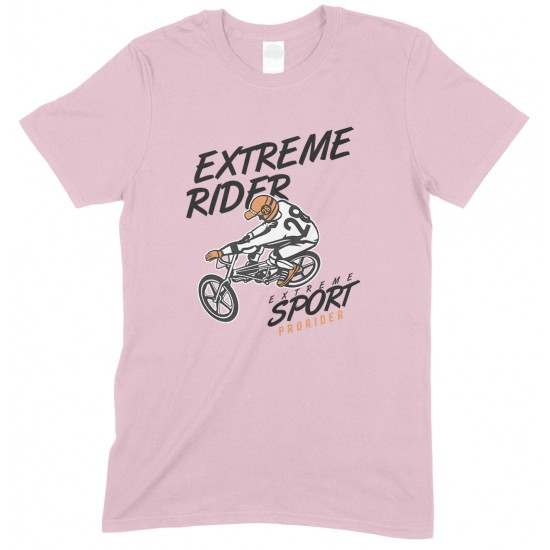 Extreme Rider- Extreme Sport BMX-Unisex Kids T Shirt Boys-Girls