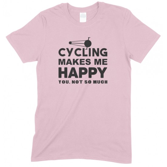 Cycling Makes Me Happy- You, Not So Much - Kids T Shirt Boy/Girl