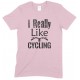 I Really Like Cycling-Unisex Adults T Shirt