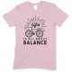 Life is All About Balance-Cycling -T Shirt Boy-Girl