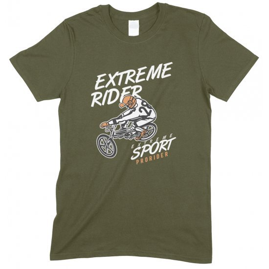  Extreme Rider- Extreme Sport BMX-Unisex Adults T Shirt