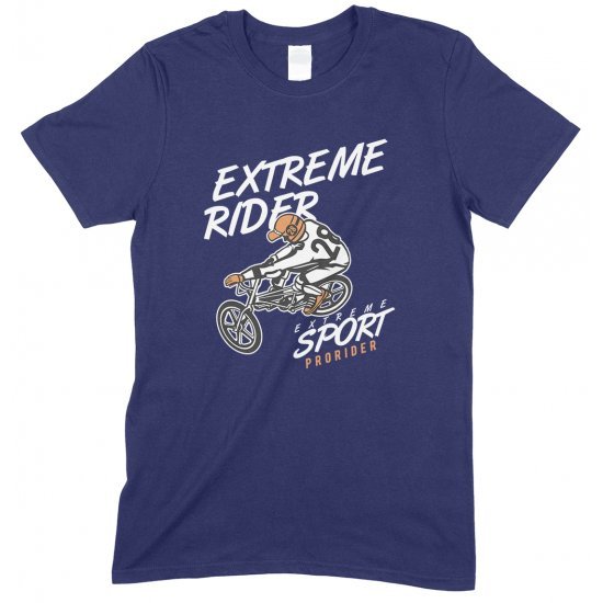  Extreme Rider- Extreme Sport BMX-Unisex Adults T Shirt