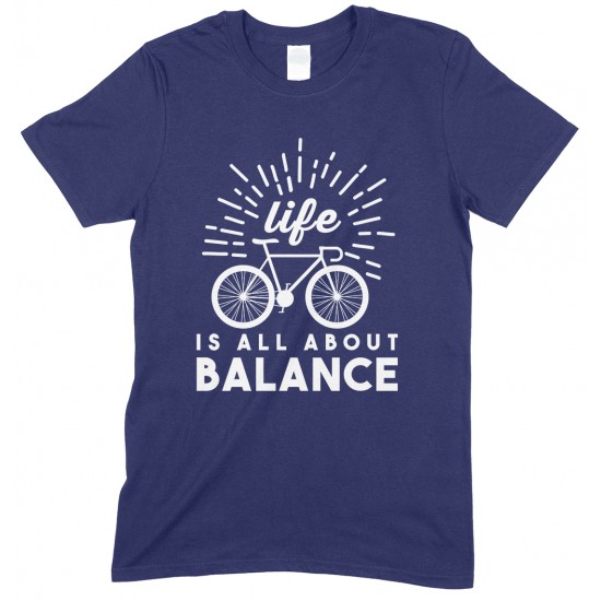 Life is All About Balance-Cycling -T Shirt Boy-Girl