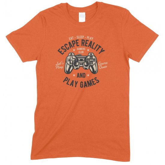 Eat Sleep Play Escape Reality and Play Games-Unisex Gamer T Shirt