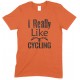 I Really Like Cycling-Unisex Adults T Shirt