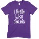 I Really Like Cycling-Unisex Adults T Shirt