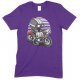 Caferacer Cartoon Motorbike Children's  Funny T Shirt