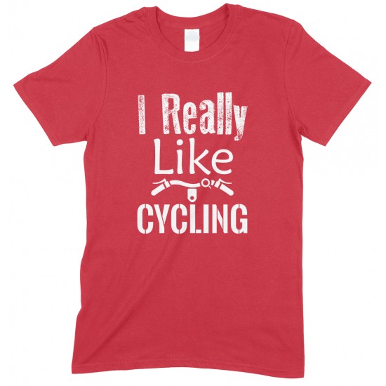 I Really Like Cycling-Unisex Adults T Shirt