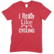 I Really Like Cycling-Unisex Adults T Shirt