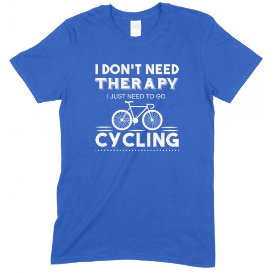 I Don't Need Therapy I Just Need to Go Cycling - Child's T Shirt Boy/Girl