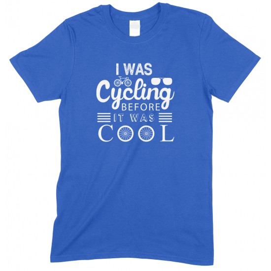 I was Cycling Before It was Cool- Children's T Shirt Boy-Girl 