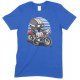 Caferacer Cartoon Motorbike Children's  Funny T Shirt