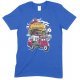 Burger scooter Cartoon - Children's Funny T Shirt Boy-Girl 