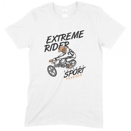  Extreme Rider- Extreme Sport BMX-Unisex Adults T Shirt