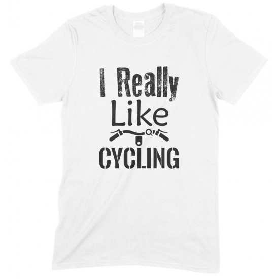 I Really Like Cycling-Children's T Shirt Boy-Girl 