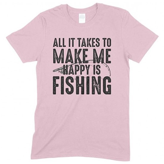 All It Takes to Make Me Happy is Fishing -Child's T Shirt Boy/Girl