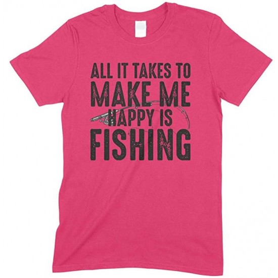 All It Takes to Make Me Happy is Fishing -Child's T Shirt Boy/Girl