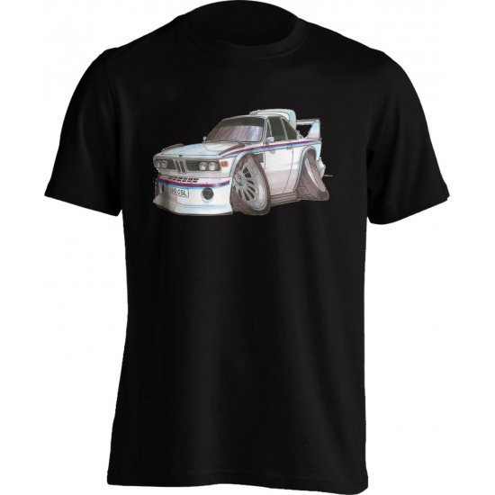 Koolart BMW 3.0 CSi White/Red&Blue Stripe – 0732 Child's T Shirt