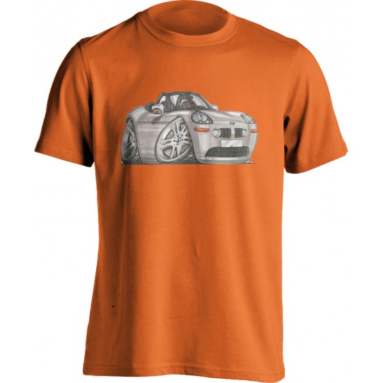 Koolart BMW Z8 Silver-1072 Adults Unisex Kartoon T Shirt