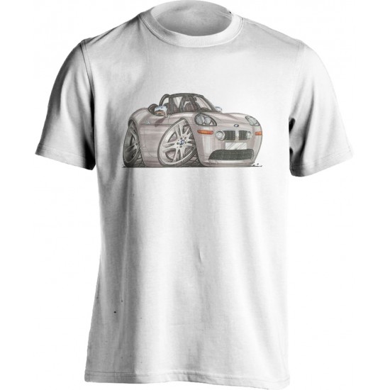 Koolart BMW Z8 Silver-1072 Adults Unisex Kartoon T Shirt