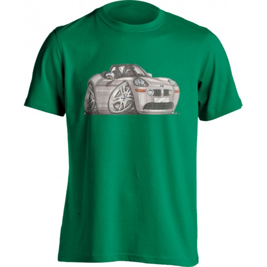 Koolart BMW Z8 Silver-1072 Adults Unisex Kartoon T Shirt