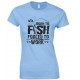 Born to Fish Forced to Work - Ladies Fishing T Shirt