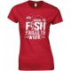 Born to Fish Forced to Work - Ladies Fishing T Shirt