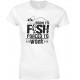 Born to Fish Forced to Work - Ladies Fishing T Shirt