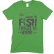 Born to Fish Forced to Work-Men's Unisex T Shirt