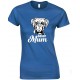  Boxer Face Dog Mum-Ladies T Shirt 