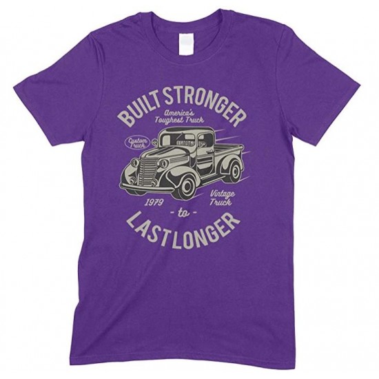 Built Stronger America's Toughest Truck Last Longer - Men's Unisex T Shirt 