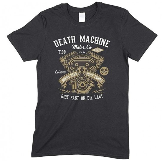  Death Machine Ride Fast Or Die Last Unisex T Shirt Boy-Girl 