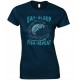 Eat Sleep Fish Repeat- Ladies Fishing T Shirt