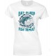 Eat Sleep Fish Repeat- Ladies Fishing T Shirt