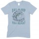 Eat Sleep Fish Repeat-Men's Unisex  Fishing T Shirt