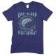 Eat Sleep Fish Repeat-Men's Unisex  Fishing T Shirt