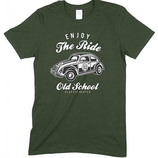 Enjoy The Ride Old School Classic Beetle - Men's Unisex T Shirt