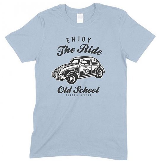 Enjoy The Ride Old School Classic Beetle - Men's Unisex T Shirt