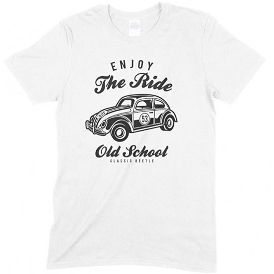 Enjoy The Ride Old School Classic Beetle - Men's Unisex T Shirt