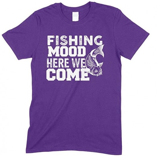 Kids Fishing T Shirts : Fishing Mood Here We Come-Child's
