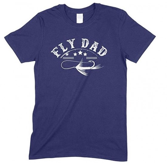 Fishing : Fly Fishing Dad T Shirt - Unisex Men's T Shirt
