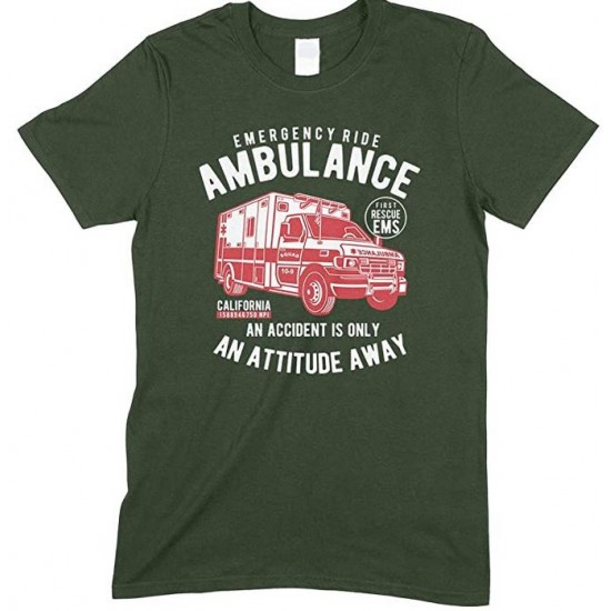 Emergency Ride Ambulance -Men's T Shirt 