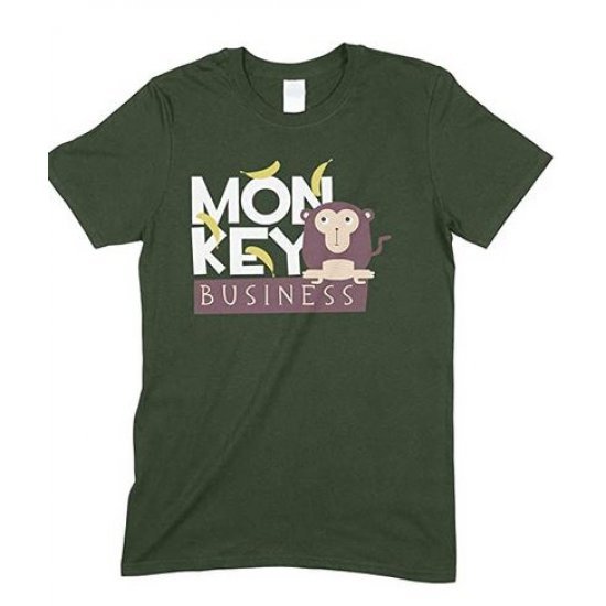 Adults Monkey Business - Novelty Funny Men's Unisex T Shirt 