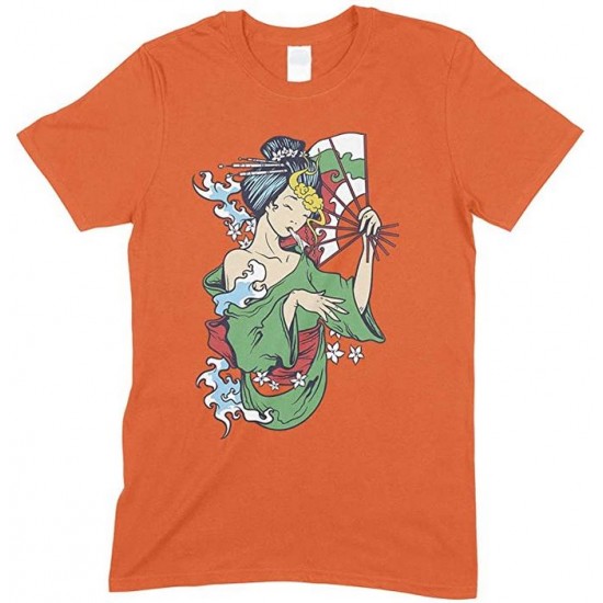  Geisha Smoking Weed  - Men's unisex T Shirt