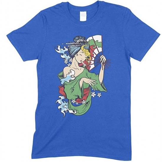  Geisha Smoking Weed  - Men's unisex T Shirt