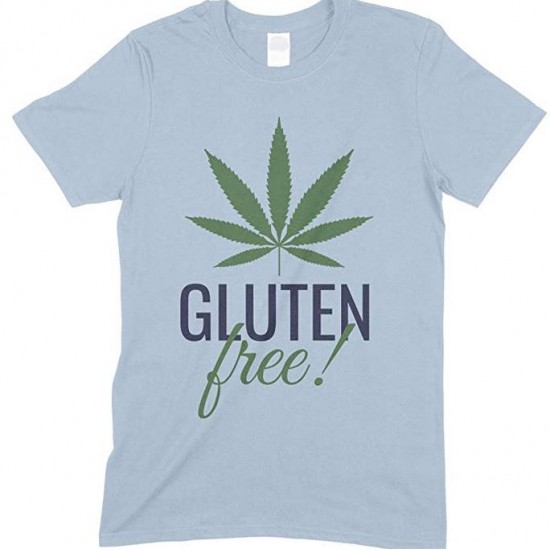  Gluten Free Weed  - Men's Funny T Shirt 