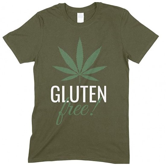  Gluten Free Weed  - Men's Funny T Shirt 