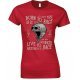 Ladies Born to Race- Live to Race- Printed T Shirt